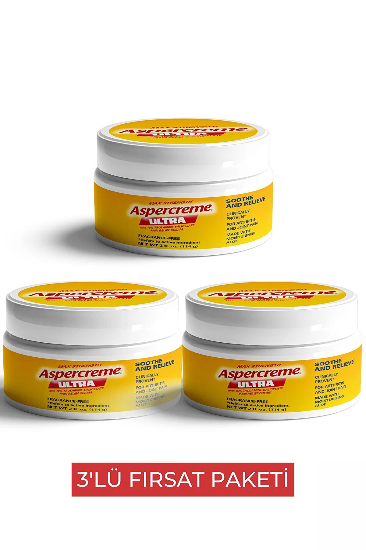 Bravilor Aspercreme Ultra Masaj Kremi 3 Adet