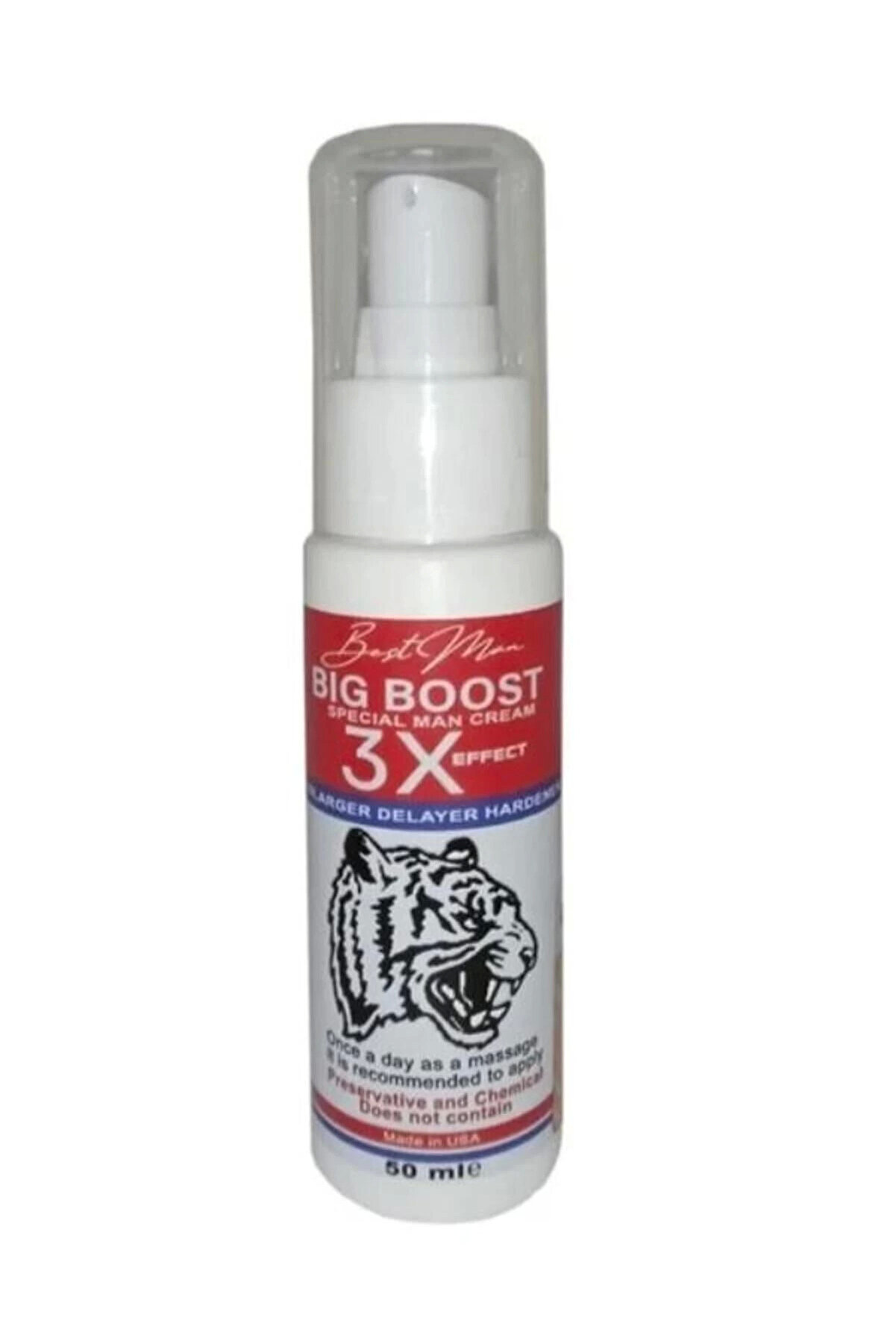 Bravi̇lor Bi̇g Boost Best Man Erkekler Ozel 3Xeffect Geci̇kti̇rme Sertleşti̇rme Büyütme Kremi̇ 50 Ml X 1 Adet