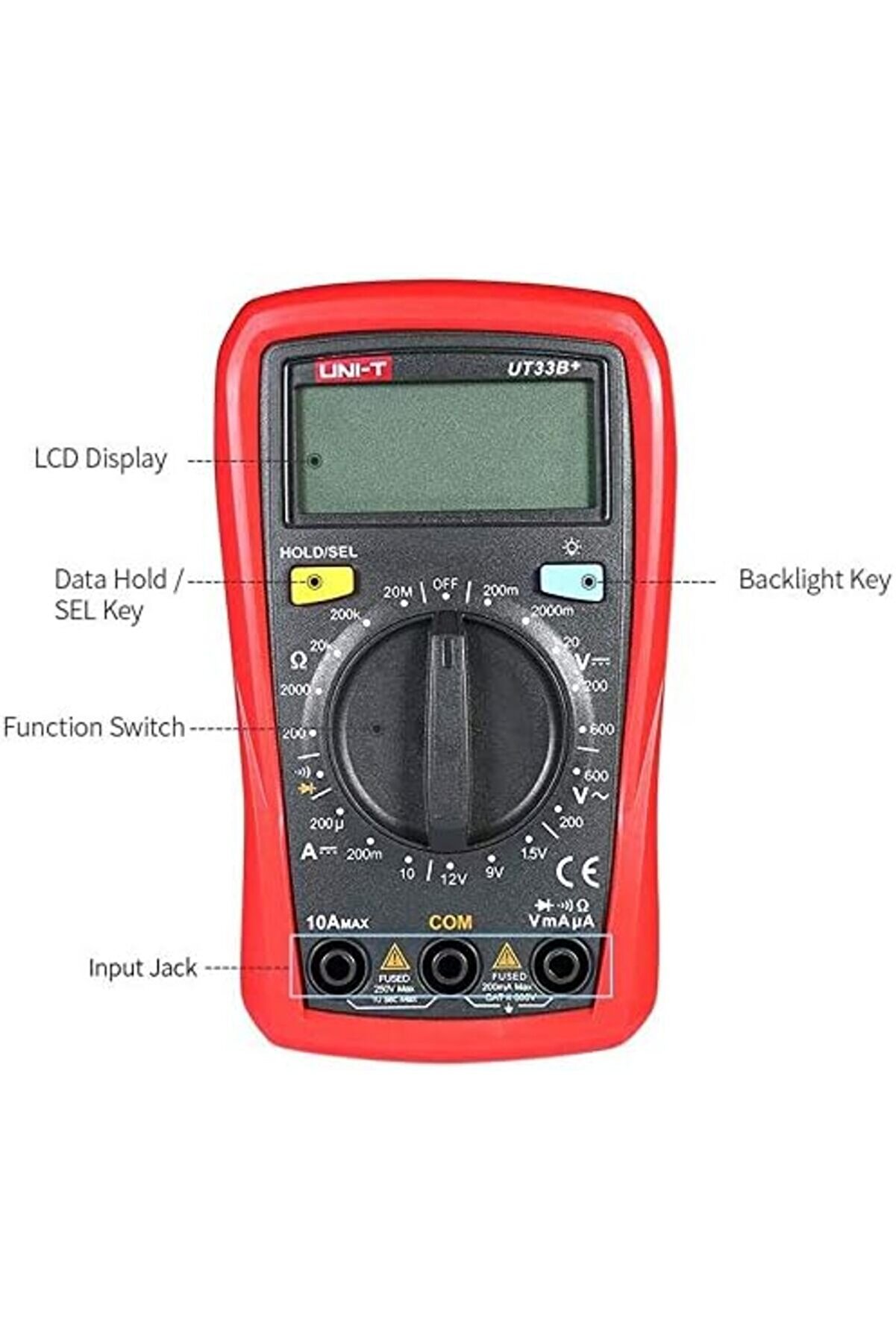 Snshop Ut 33B+ Di̇ji̇tal Multi̇metre 467437