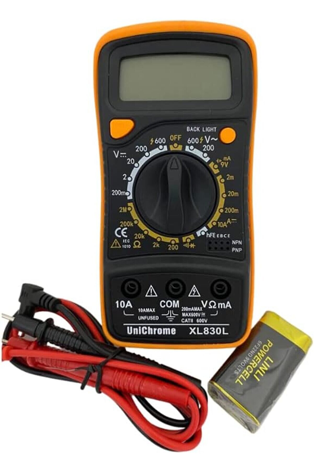 STOREMAX XL830L Dijital Multimetre Led Ekranlı Avometre Mini Ölçü Aleti 9V Pil Hediyeli Cep Multimetresi