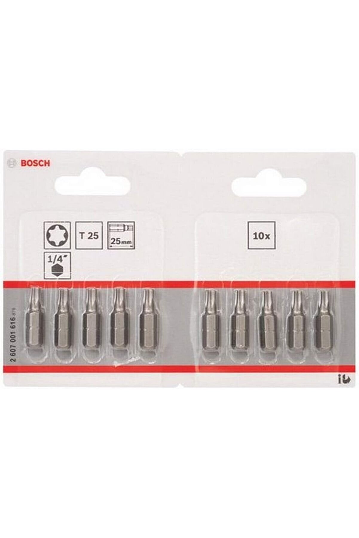 STOREMAX trendymr Tornavida Ucu Ekstra Sert, T25, 25 mm, 10'lu Paket, 2607001616 Life 1171957