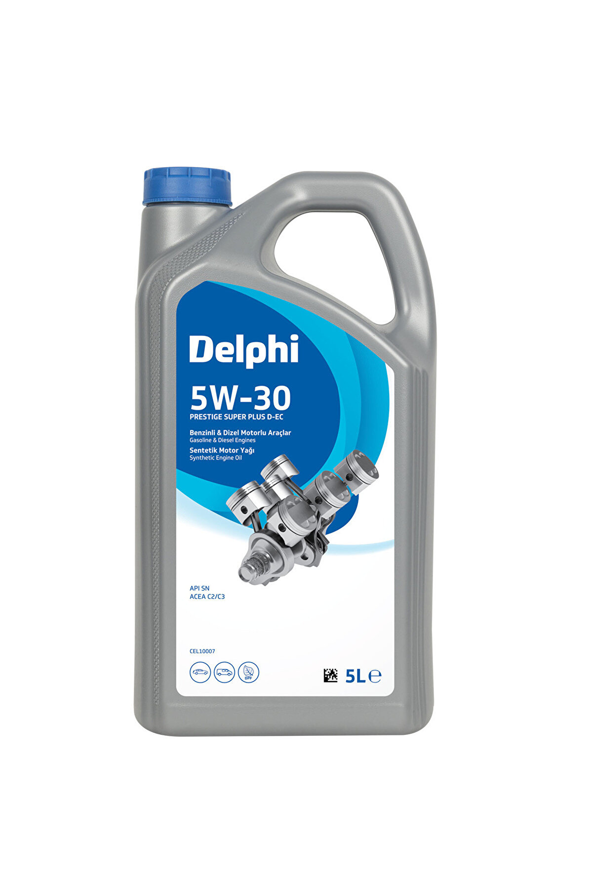 Delphi̇ 5W-30 5 Lt Dpf 2025 Hyundai̇ Accent Era 1.5 Uyumlu Crdı Fi̇ltre Bakım Seti̇ 2006-2012 5Li̇ Set