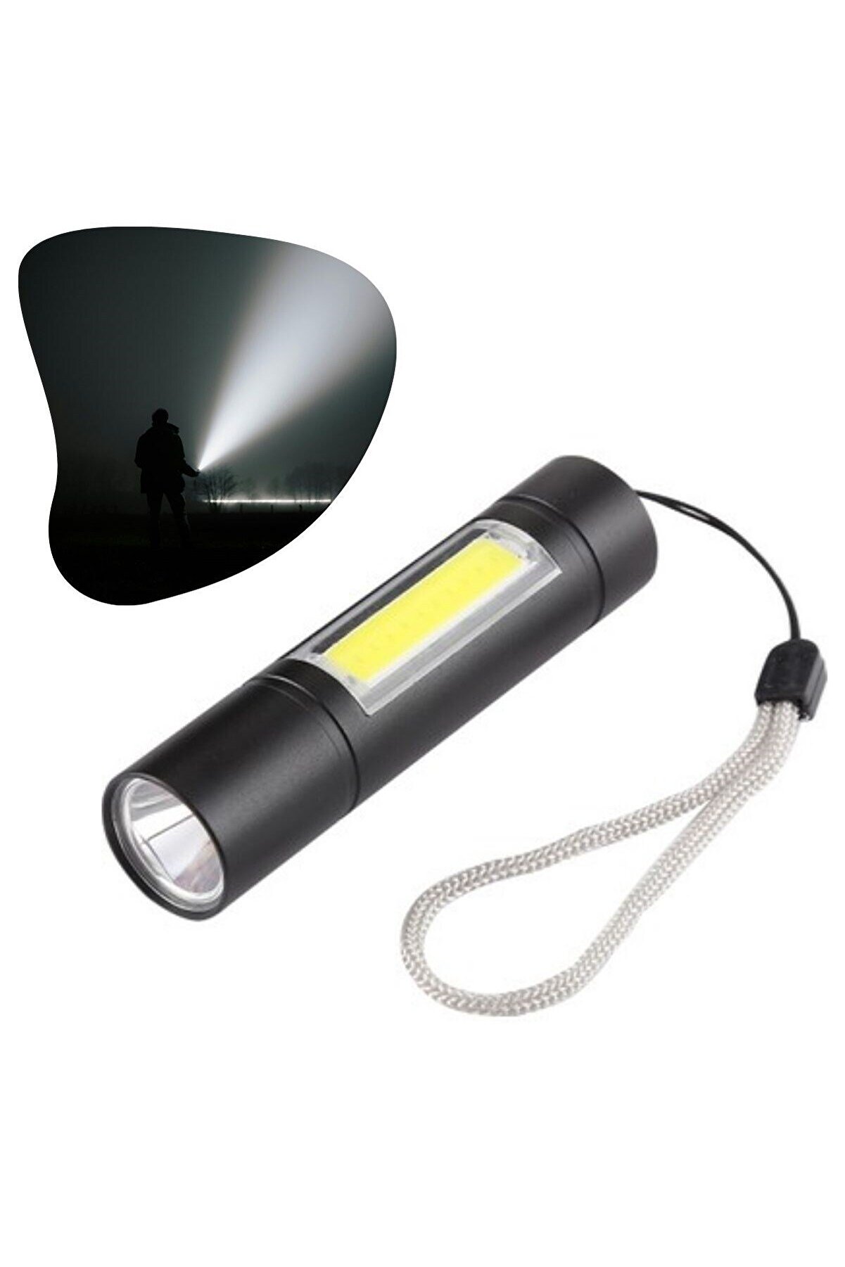 Go İthalat Kutulu Mi̇ni̇ El Feneri̇ &ndash; Taşınabi̇li̇r Led Kamp Ve Aci̇l Durum El Lambası Plasti̇k G&ouml;vde (4457)