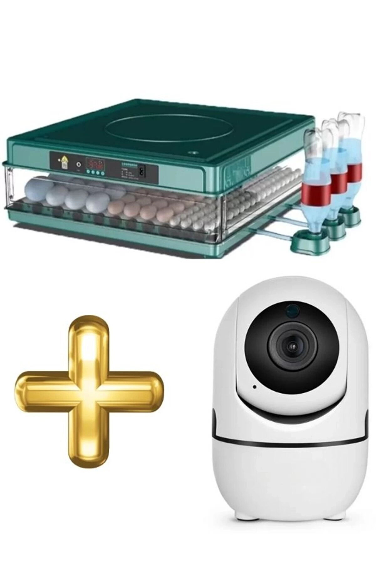 gizmurstore Otomatik Kuluçka Makinesi (130 Yumurta) Tavuk, Bıldırcın Güvercin Hindi Kaz , Wifi Kamera İle İzleme
