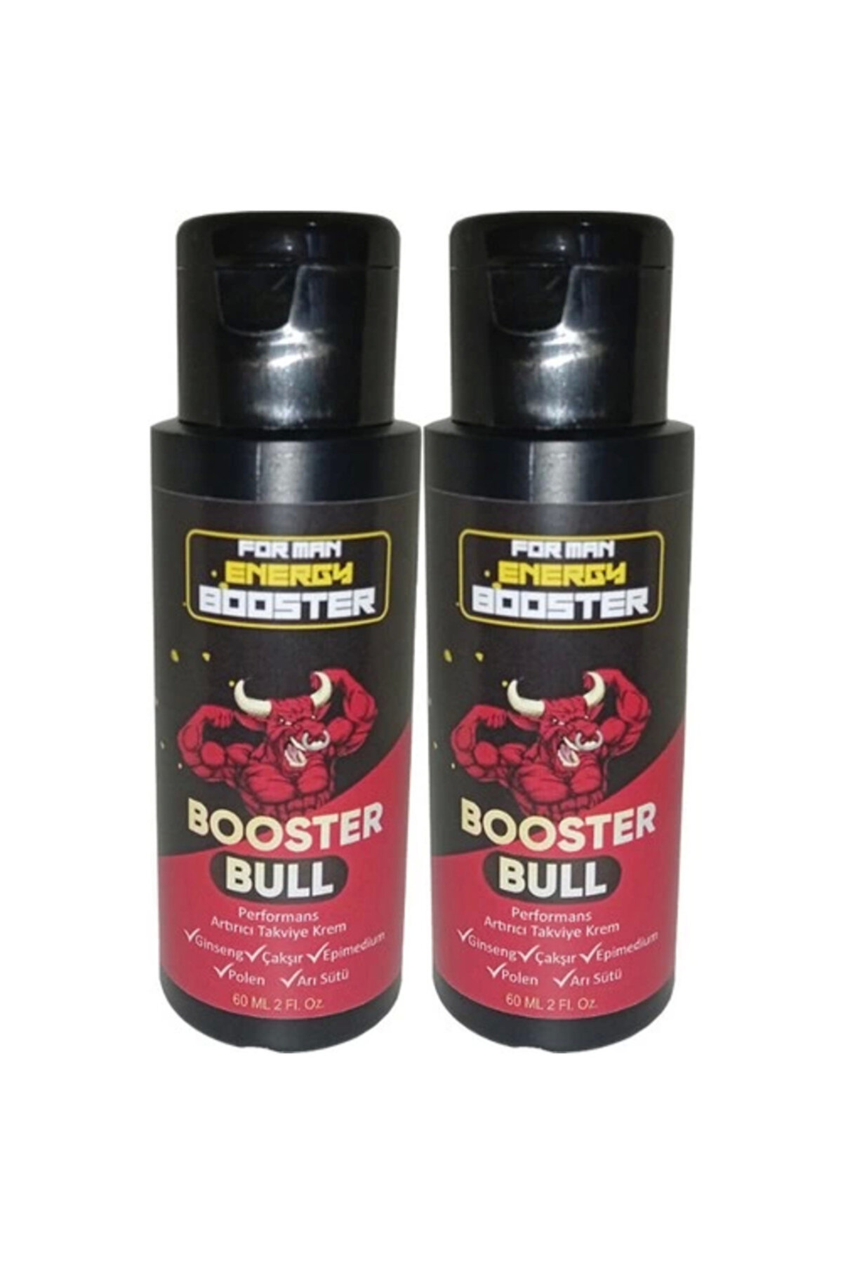 Bravilor Booster Bull 2 Tane Erkeklere Özel Krem 60 ml - 2 Adet 60 ml SNMYN120