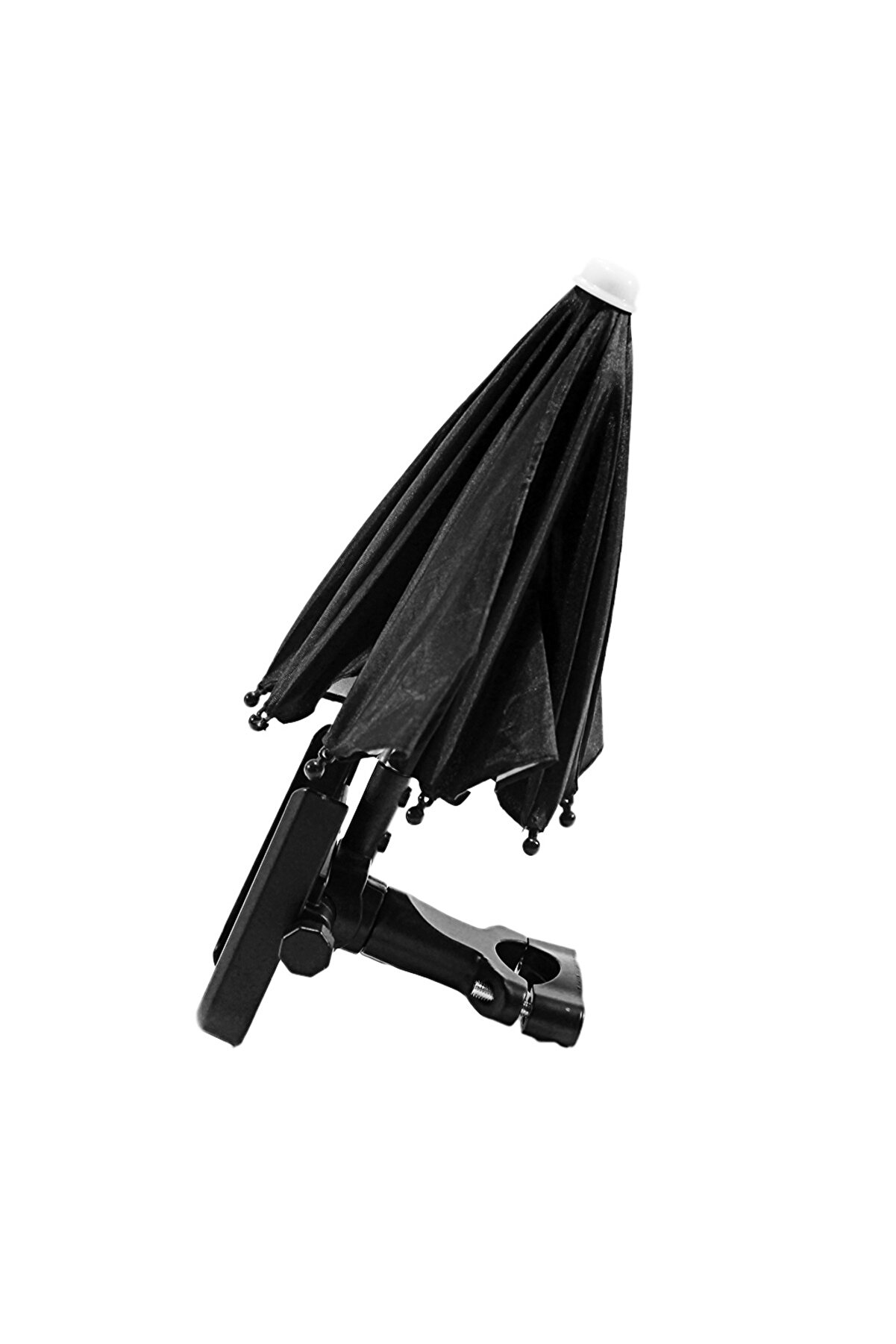 Si̇yah Gi̇don Bağlantılı Şemsi̇yeli̇ Ayarlı Telefon Tutucu Ali̇mi̇nyum A+++ Kali̇te