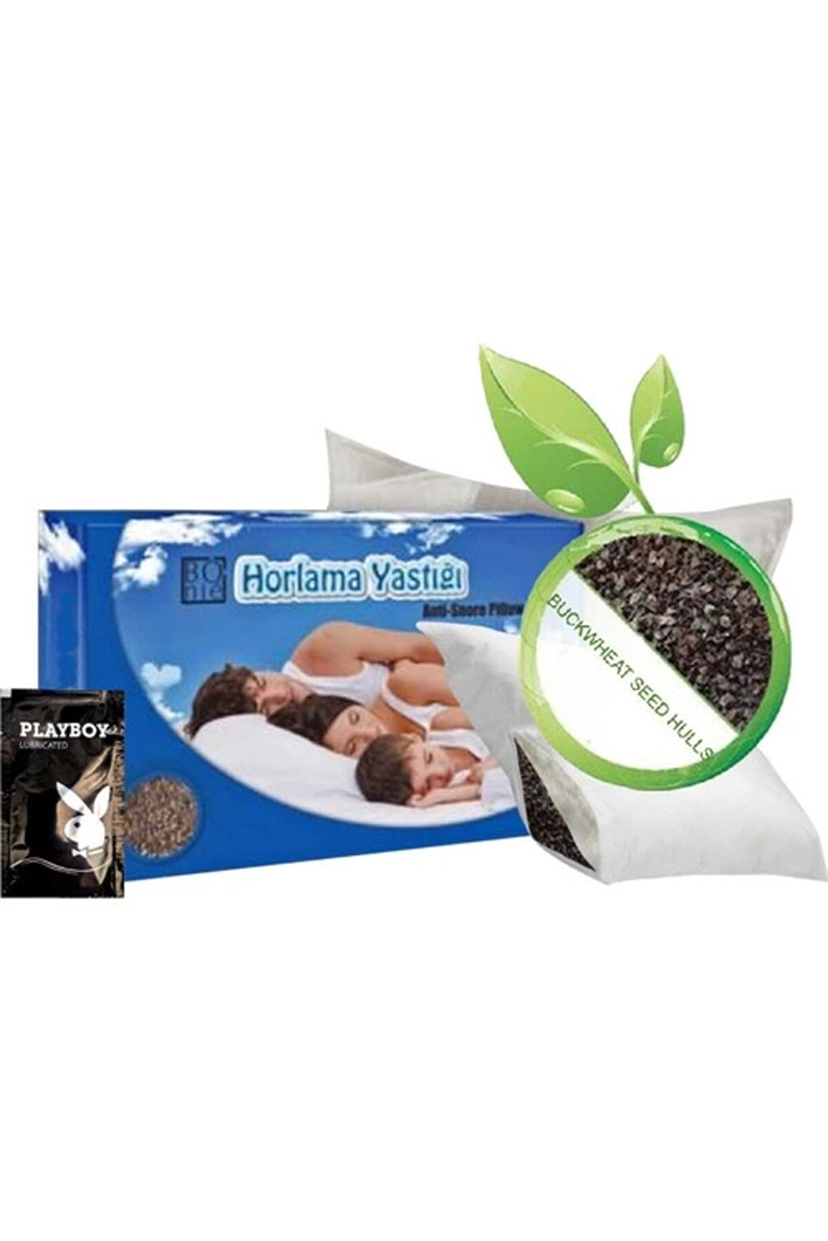 Bravilor Mucizevi Anti-Snoring Pillow - Karabuğday Yastığı 50 x 70 cm + Jel