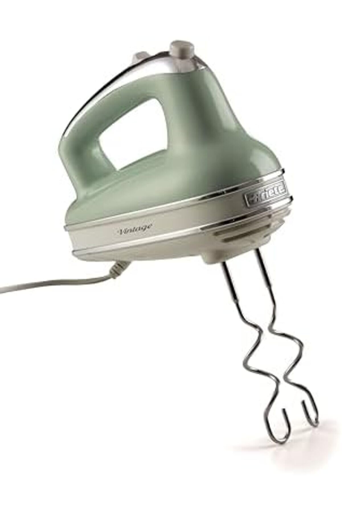 Gçavm Vi̇ntage El Mi̇kseri̇ Yeşi̇l 1548/04-450 Watt, 5 Hız, Çırpma Ve Yoğurma Başlıkları, Turbo