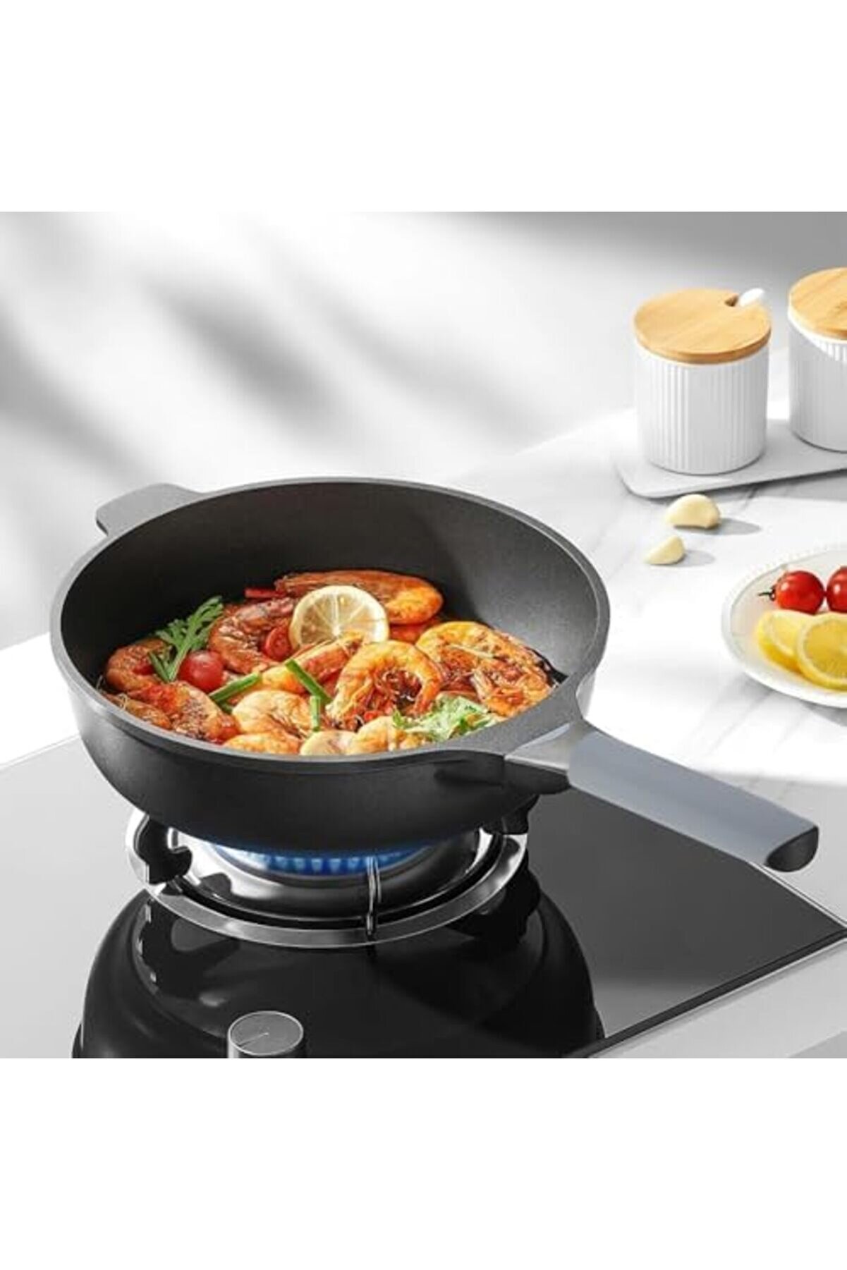 Snshop Home Si̇li̇kon Sıcak Sap Tutucu, Tencere Ve Tava Kolları İçi̇n Isı Yalıtımlı Kılıf, De