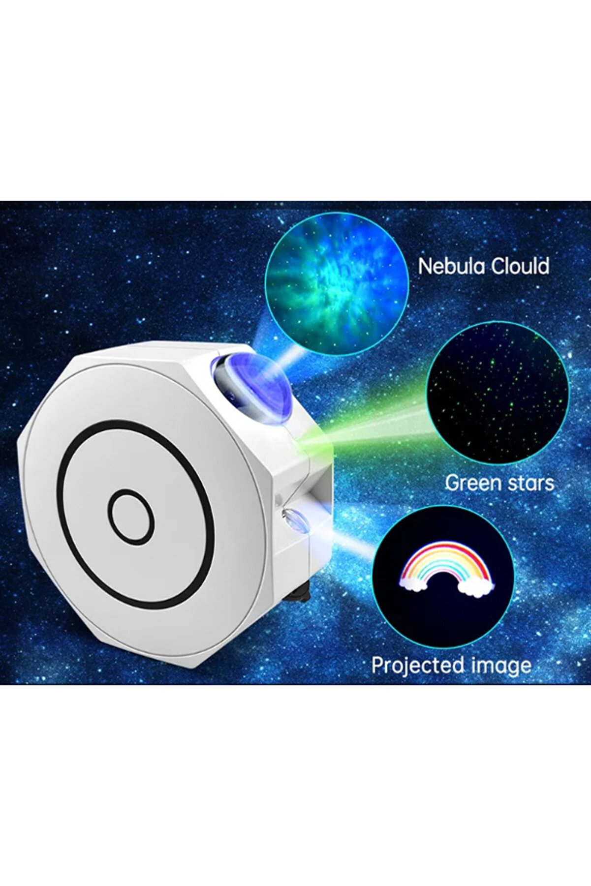 Bluetooth Özelli̇kli̇ Anason Projektör Gece Lambası