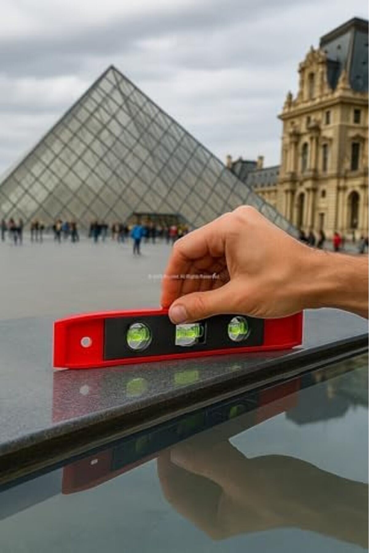 Snshop Mi̇ni̇ Su Terazi̇si̇, 23 Cm, Mıknatıslı, Kompakt Su Terazi̇si̇, Plasti̇k Gövde, Hassas Ölçü