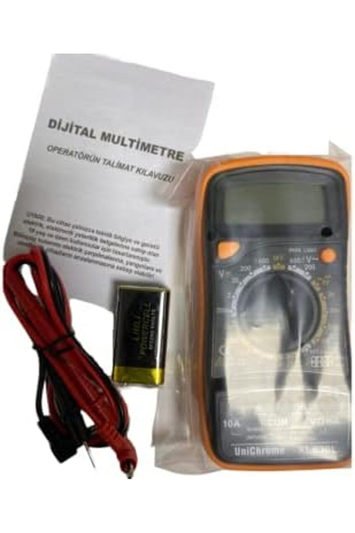 Xl830L Di̇ji̇tal Multi̇metre Led Ekranlı Avometre Mi̇ni̇ Ölçü Aleti̇ 9V Pi̇l Hedi̇yeli̇ Cep Multi̇metresi̇