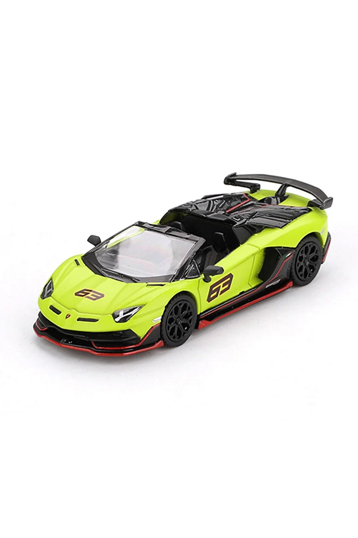 ESDEM LIFE Nessiworld Mini GT 1/64 Lamborghini Aventador SVJ 63 Roadster Verde Shock - Blister Paket