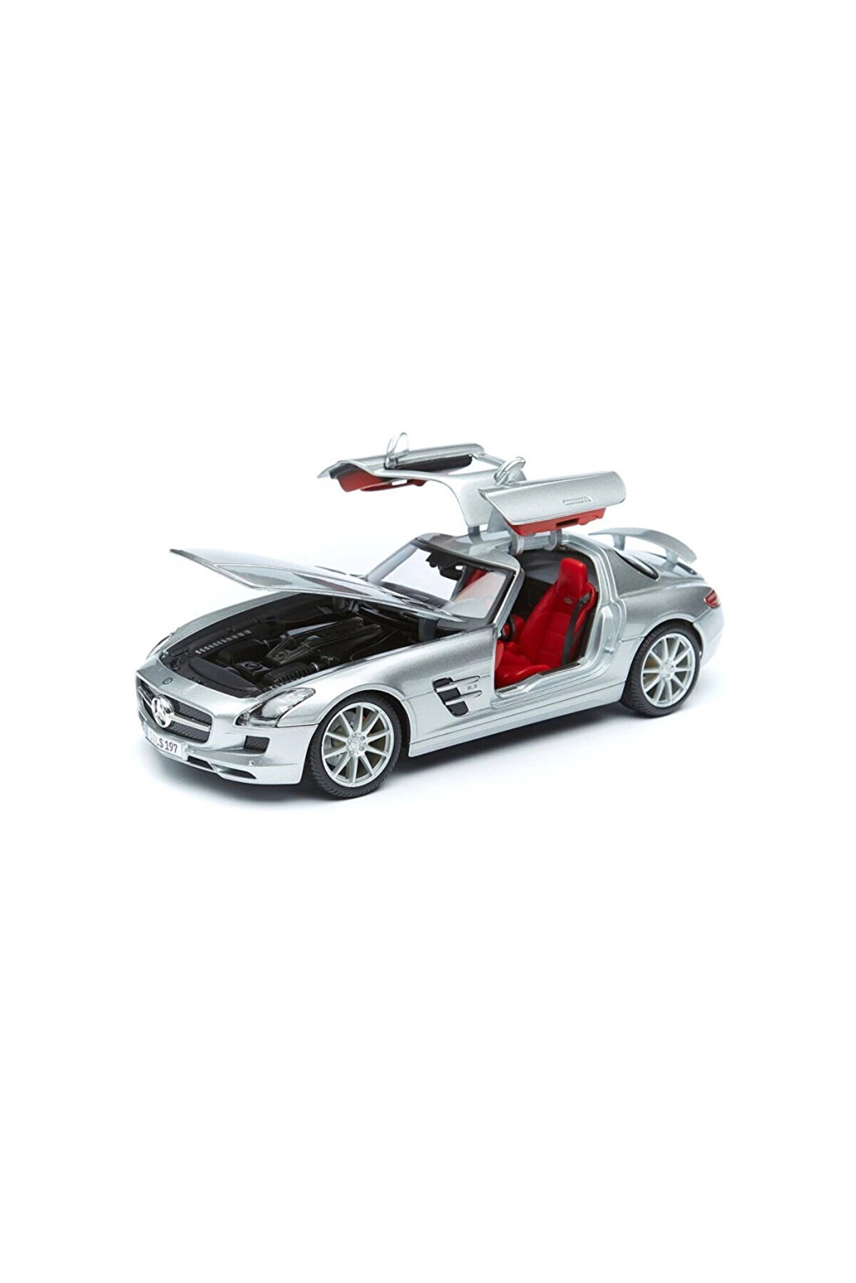 Nessi̇world Maıs 31389 1 18 Mercedes-Benz Sls Amg
