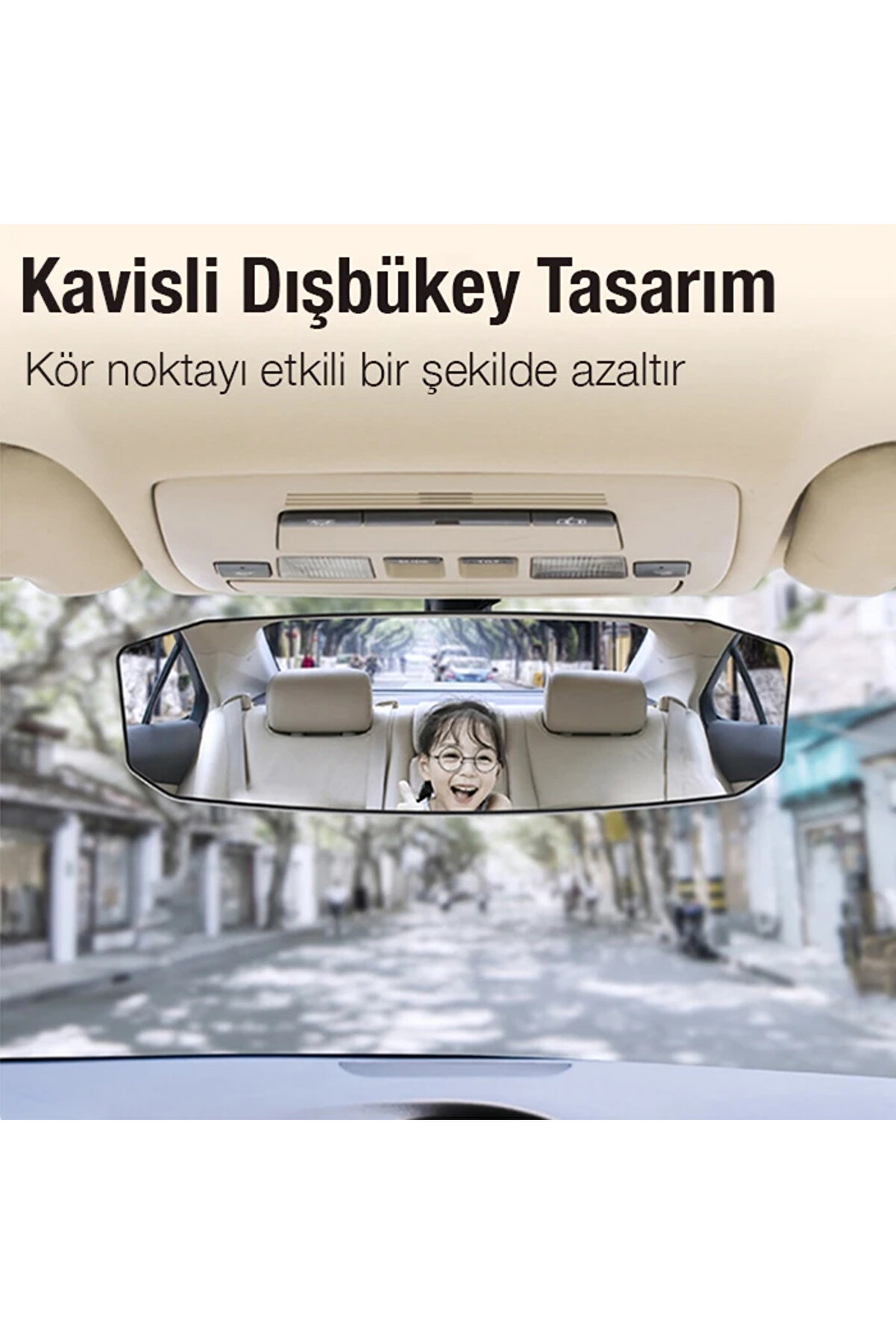 Ally Sd-2415 Kavi̇sli̇ Dışbükey Geni̇ş Açılı Araç Di̇ki̇z Aynası 299X90Mm-(5775) - Gms1956-5890