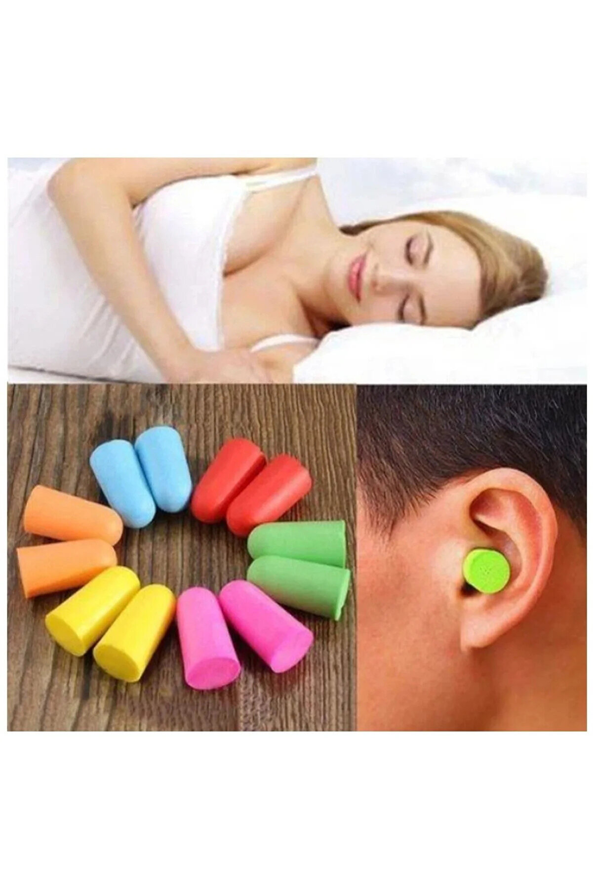 3M 1100 Kulak Tıkacı 7 Çi̇ft