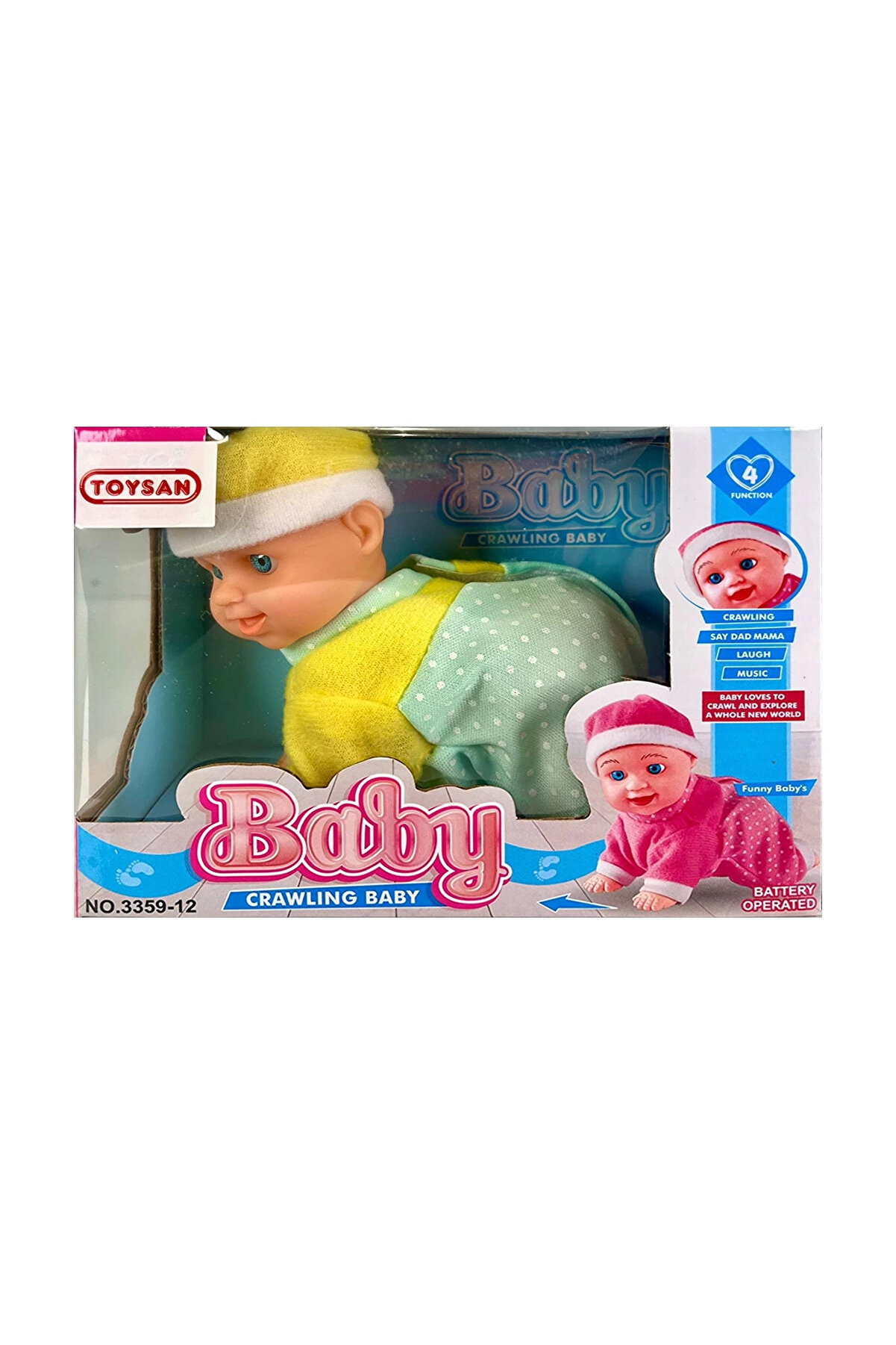 Pi̇lli̇ Emekleyen Sesli̇ Küçük Bebek - 1 Adet Stokta Olan Gönderi̇li̇r