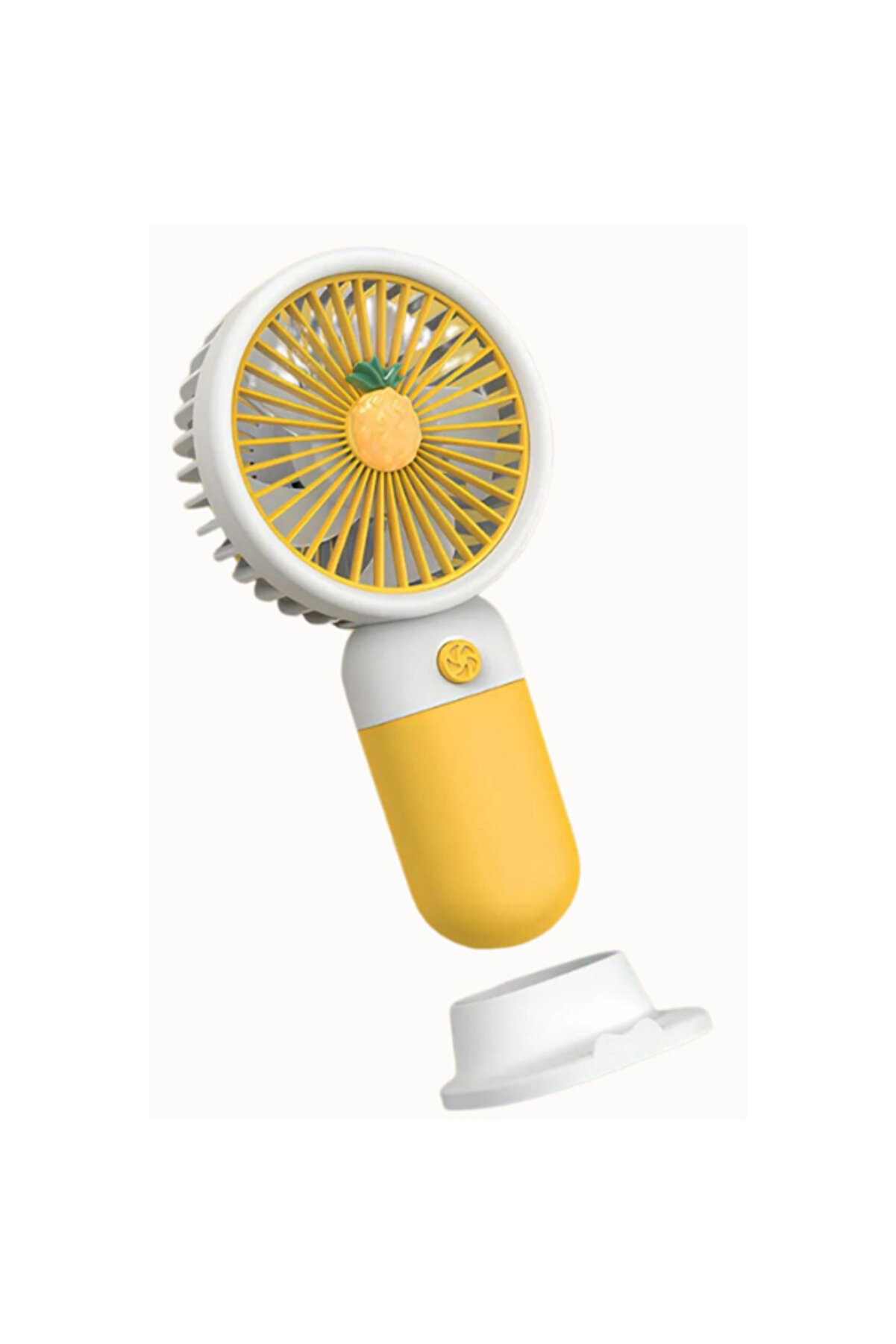 Sevi̇mli̇ Tasarımlı Telefon Tutuculu El Fanı