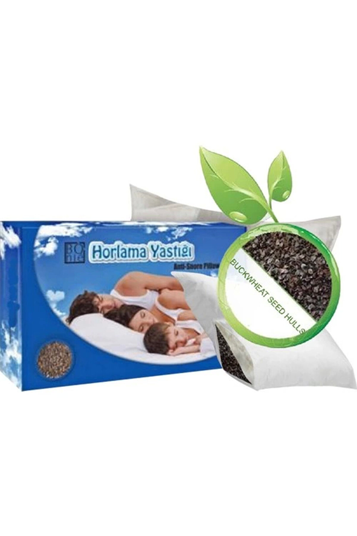 Bravilor Bonie 50x70cm Karabuğday Yastığı Gürültüsüz Uyku