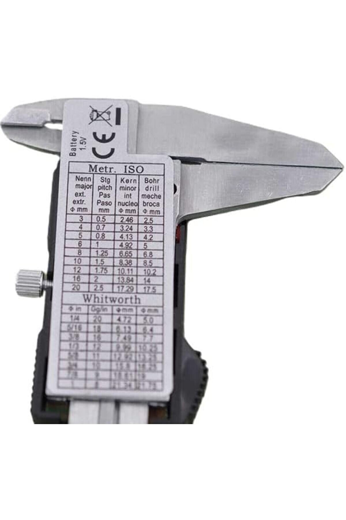 Lvnshop Mm Çeli̇k Kumpas Özel Kutulu Ölçü Aleti̇ 224120