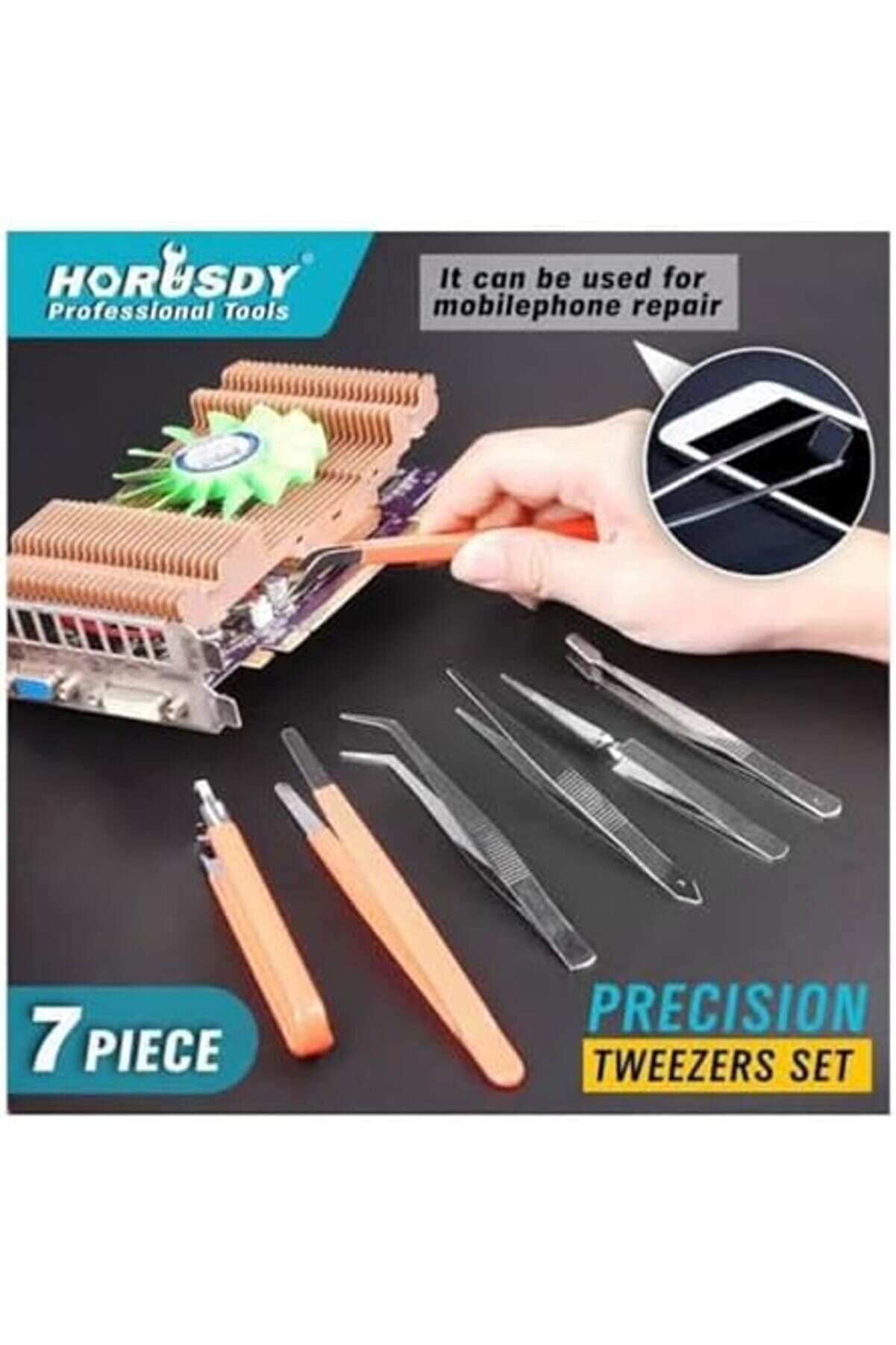 Goldbeam 7 Parça Profesyonel Anti̇stati̇k Cımbız Seti̇ Bi̇lgi̇yasar Telefon Tv Tami̇r Ki̇ti̇ Buybri̇ght 11782