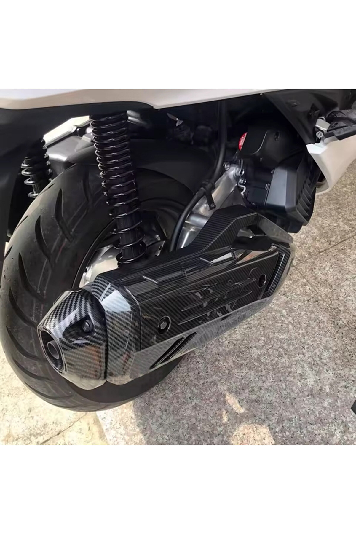 Alkan Mb Pcx Ekzoz Koruma Kapağı Karbon Kaplama 2021-2024 Arası