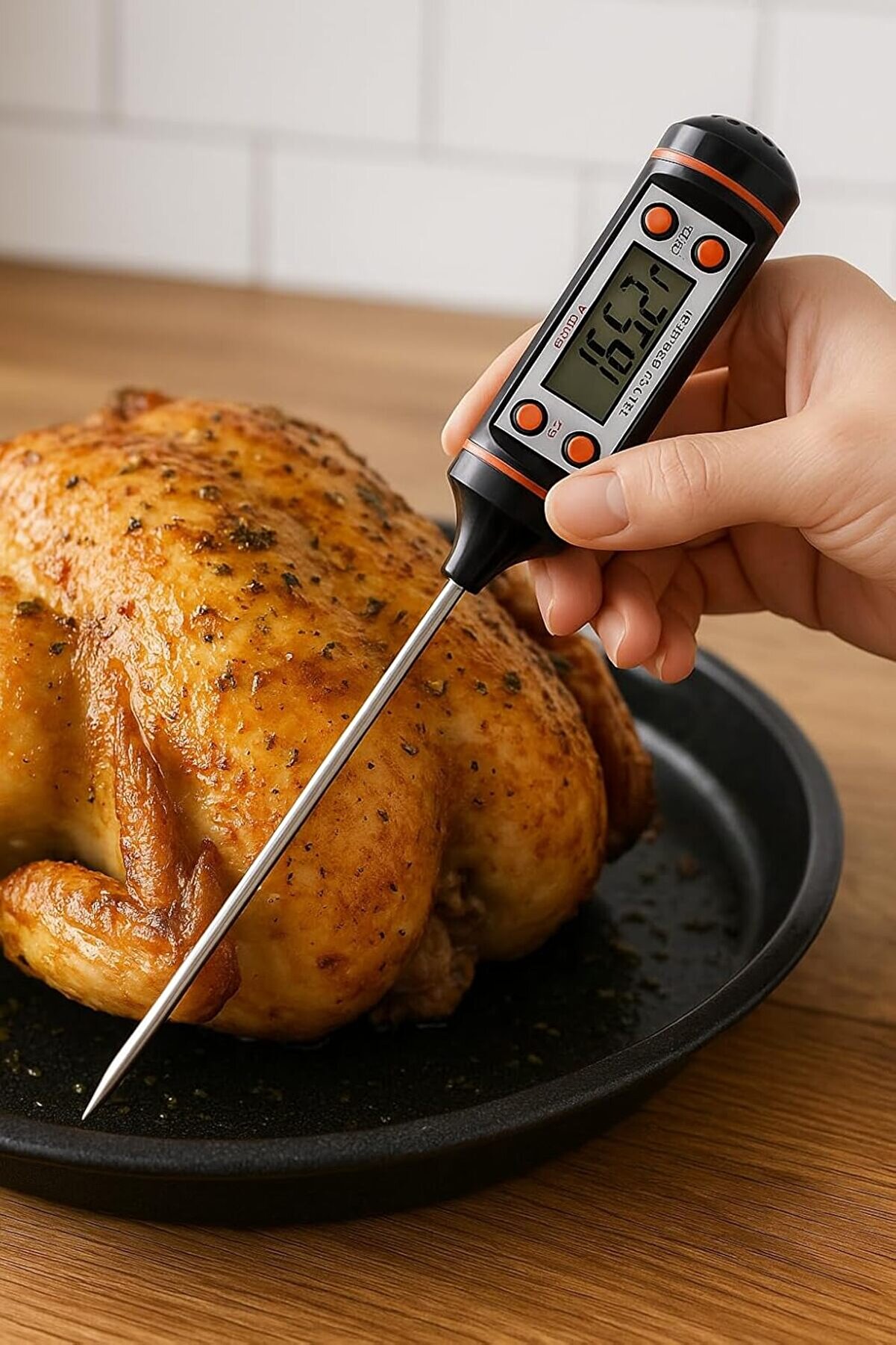 STOREMAX Store Dijital Et ve Gıda Termometresi, Anında Okuma Özellikli, Paslanmaz Çelik Prob, LC