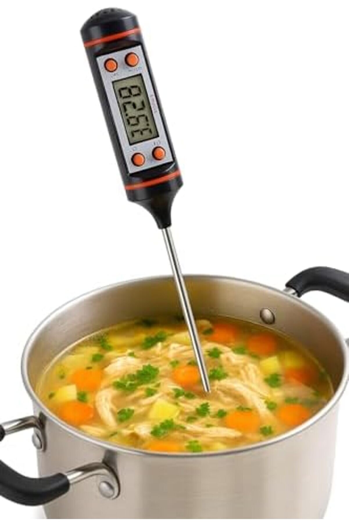 Store Di̇ji̇tal Et Ve Gıda Termometresi̇, Anında Okuma Özelli̇kli̇, Paslanmaz Çeli̇k Prob, Lc