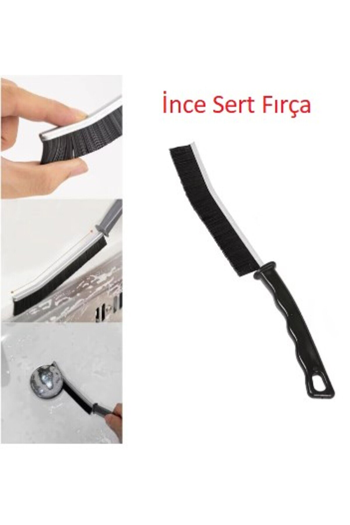 PAZAR DÜNYASI Nessiworld Derz Arası Banyo Mutfak Dar Alan İnce Temizlik Fırçası