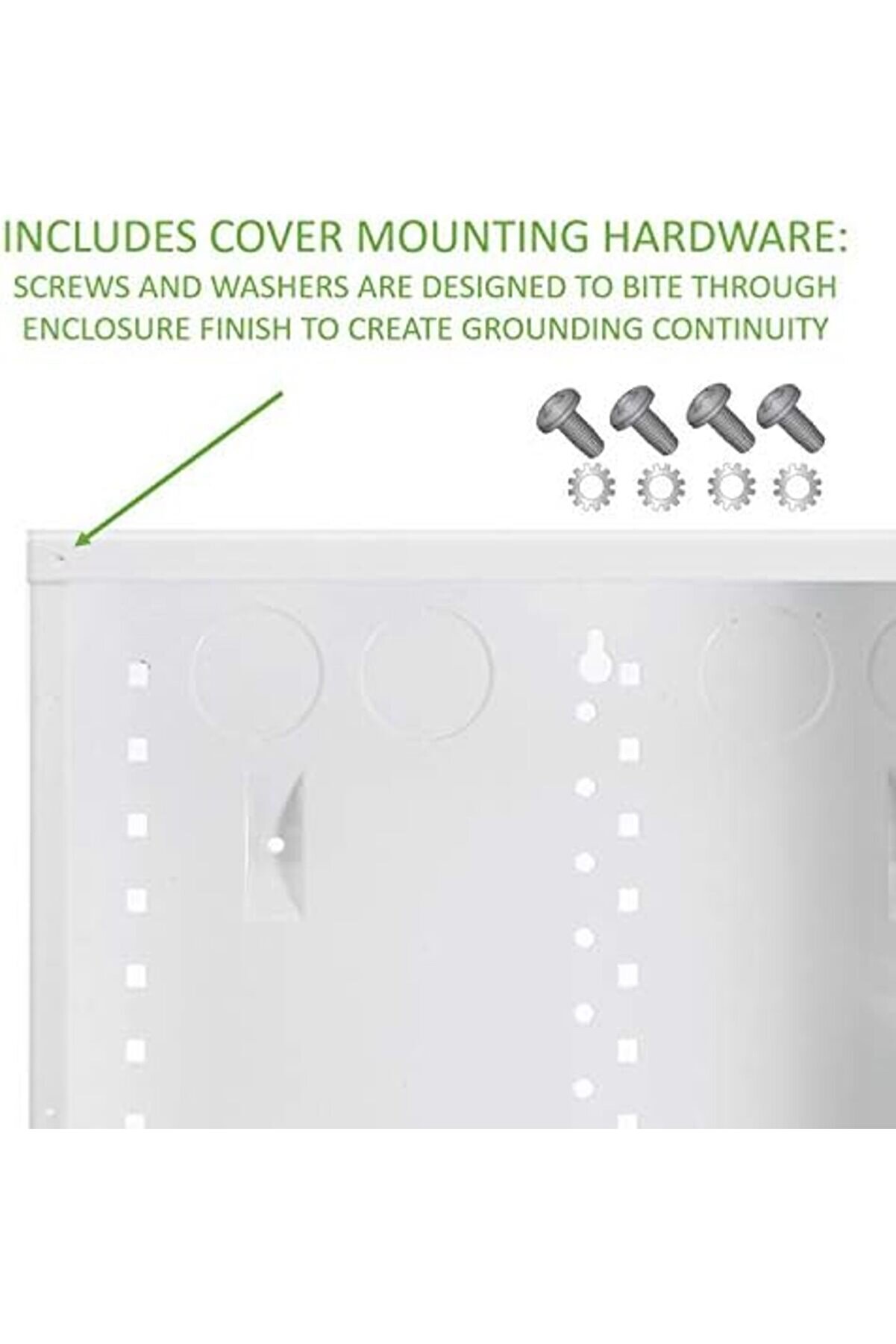 G&ccedil;avm - Onq 14 İn&ccedil; Medya Muhafazası, 20 &Ouml;l&ccedil;er Kablo Y&ouml;neti̇m Kutusu, Kablolar İ&ccedil;i̇n 2,5 İn&ccedil; A