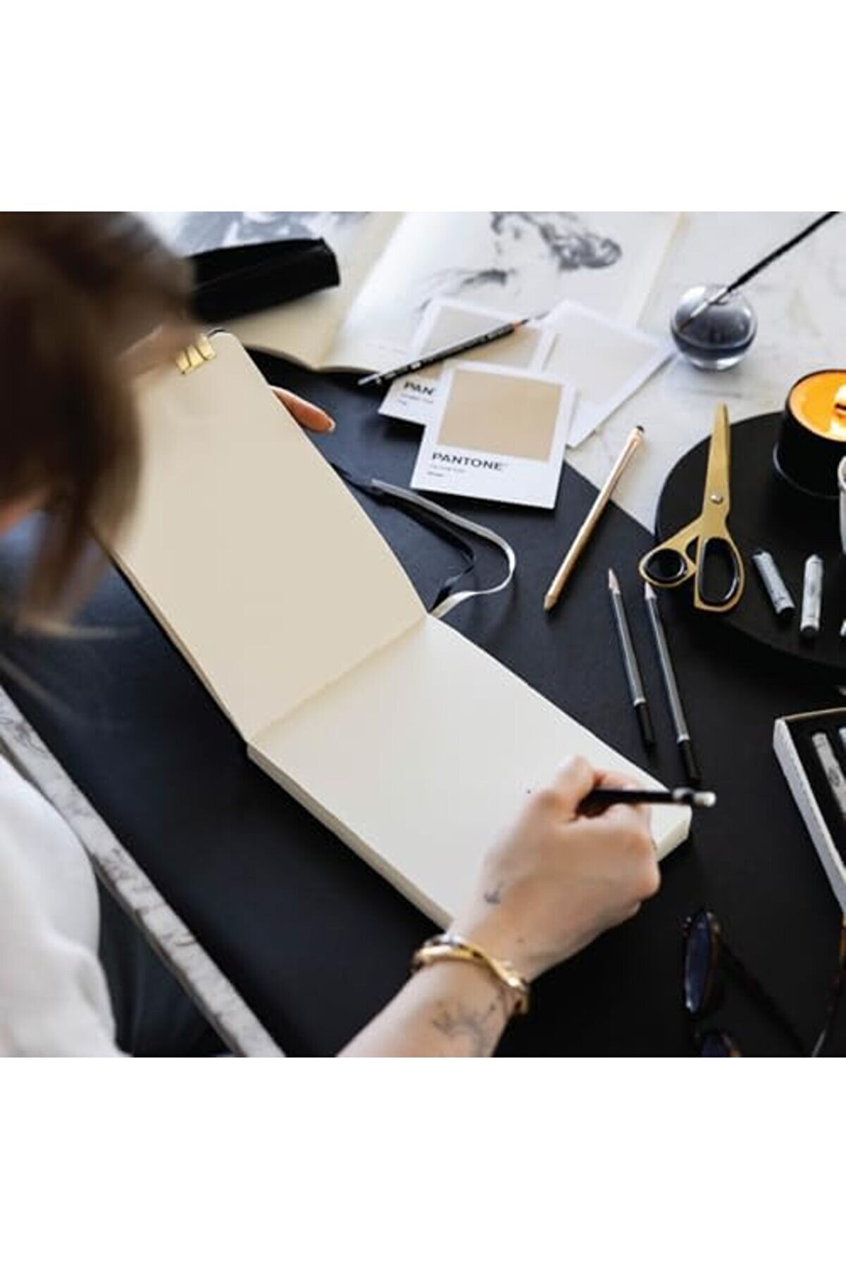 Modashi̇ne Cm Sert Kapak 80 Yaprak 140 Gr. Eski̇z Defteri̇ - Book - Bordo Modascope 1014773