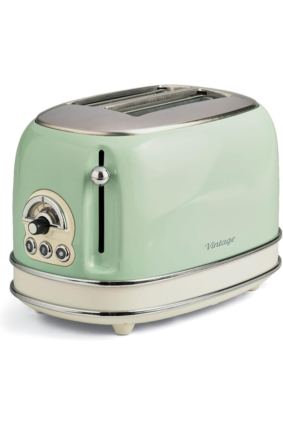 STOREMAX shopverse Ekmek Kızartma Makinesi 2 Dilim Yeşil 0155/14-810 Watt, Metal Gövde, 2 Dilim Kapasite, Buz