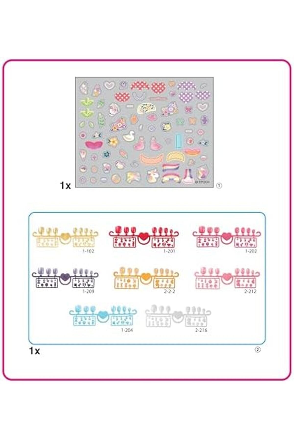 Modashi̇ne Ve Kurdeleler Yedek Tırnak Paketi̇ Modascope 1014773