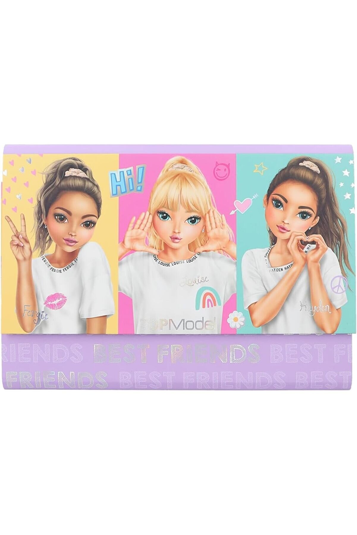 STOREMAX modashine 12717 Shots - Mektup Kağıdı Seti, Bölmeli Dosyada, 24 Mektup Sayfası ve Zarf Dahil, Çok Re