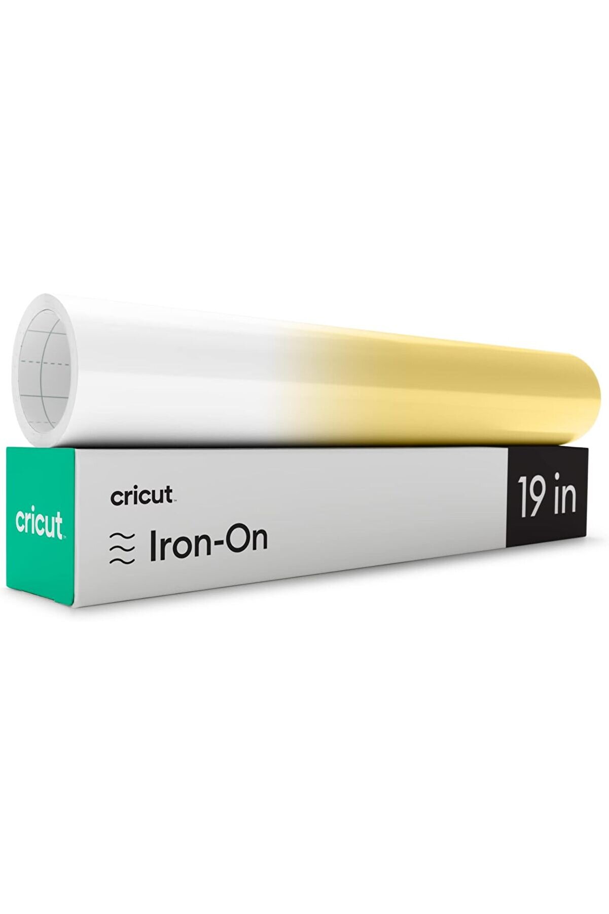 STOREMAX Iron-On UV aktif renk değişimli | beyaz sarı | 30,5 cm x 48 cm (12 inç x 19 inç) | ısı transfer rulo