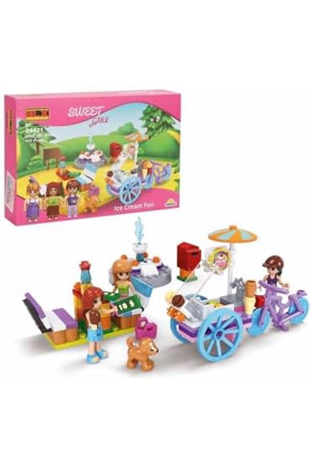 Pltnstoreshop 24421 Sun Blx-Tatlı Kız Set Dondurma Eğlencesi̇ 140 Parça Pltnstoreshop 1175735