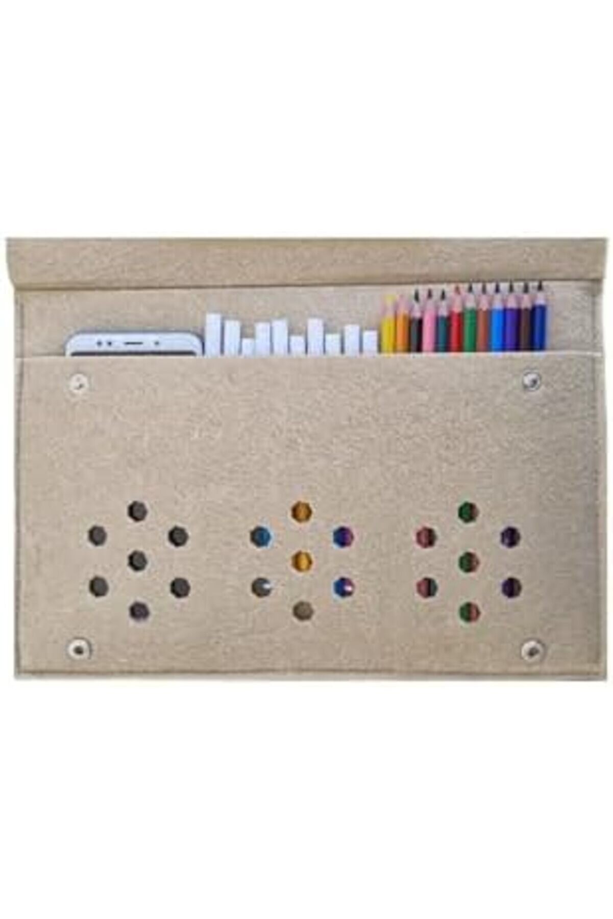 Modashi̇ne Keçe Ve Tablet Organi̇zer Çanta – 4 Bölmeli̇, A4 Boyut, Çok Amaçlı Defter Düzenleyi̇ci̇ Çanta