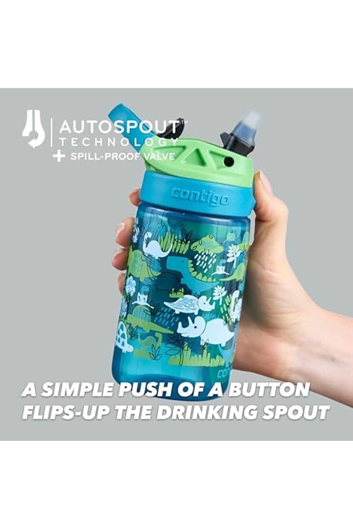 Modashi̇ne Gi̇zmo Fli̇p Dragon Çeli̇k Çocuk Suluğu 380 Ml, Mavi̇ Modascope 1014773