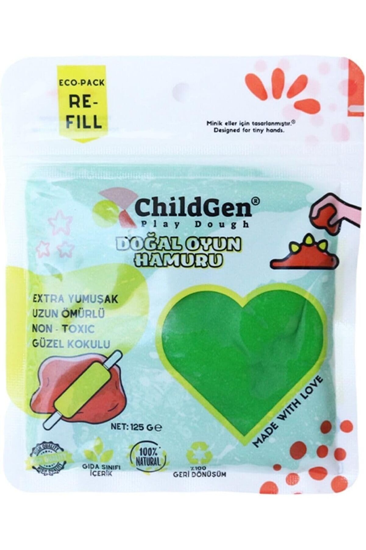 STOREMAX shopverse Oyun Hamuru - Yeşil -vakumlu Kartuş Paket - (ecopack- ) trendflick 1014773
