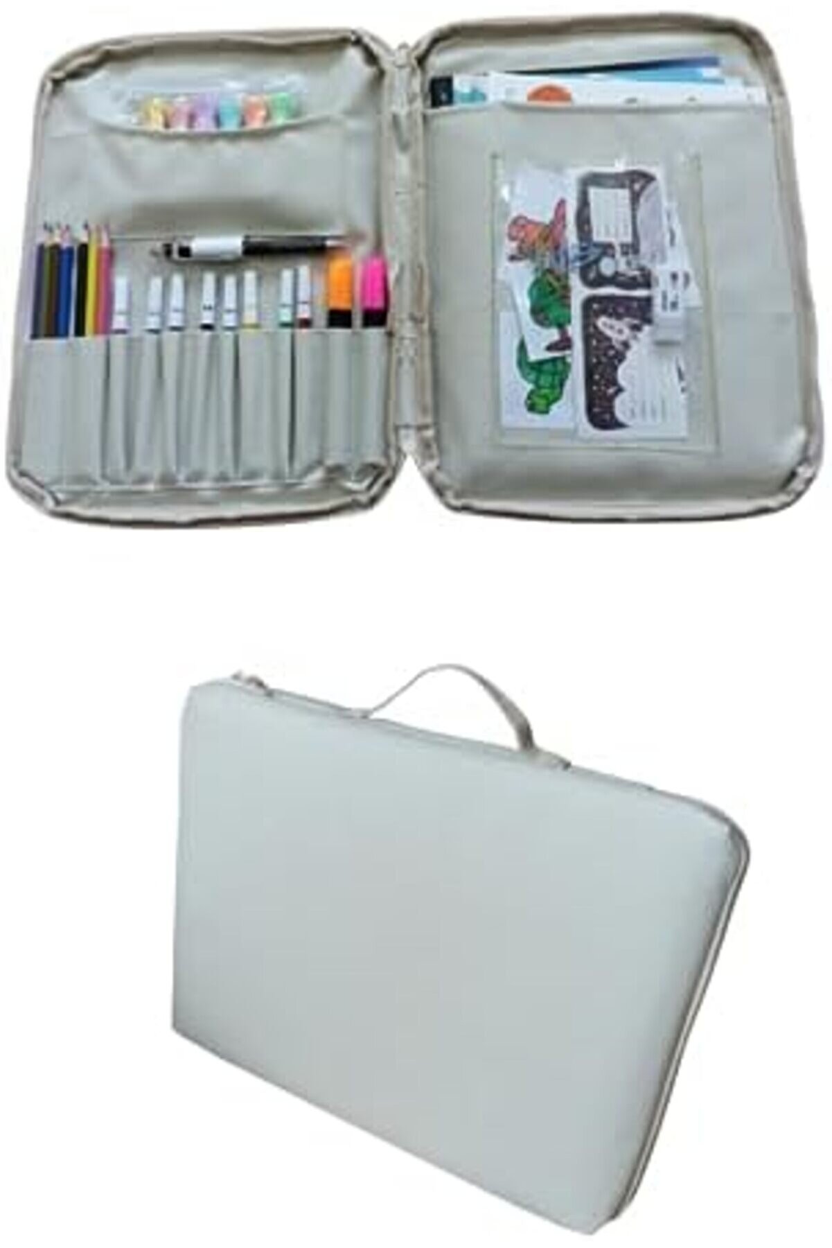 Modashi̇ne Resi̇m Çantası Kalemli̇kli̇ Defter Malzemeleri̇ Akti̇vi̇te Çantası Kırtasi̇ye Çantası Modascope 1