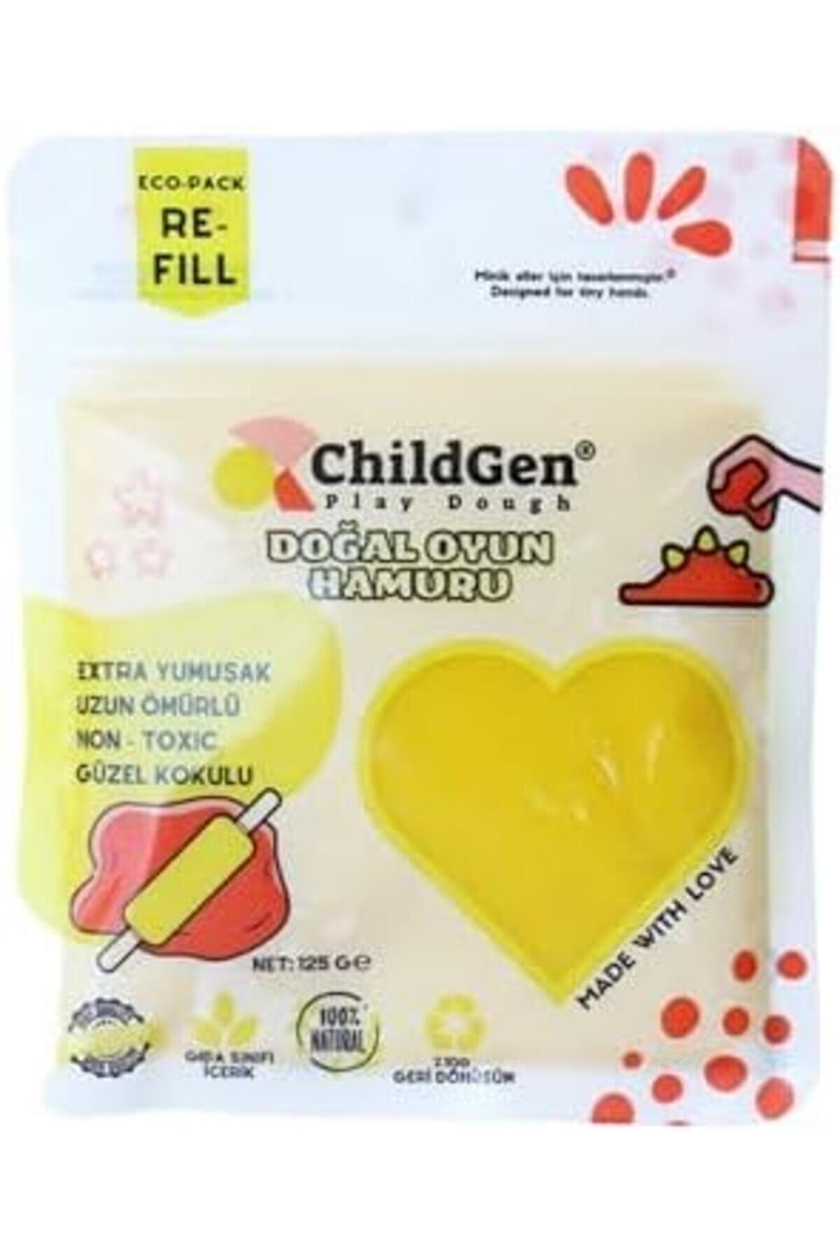 Shopverse Oyun Hamuru Sarı Vakumlu Kartuş Paket Trendfli̇ck 1014773