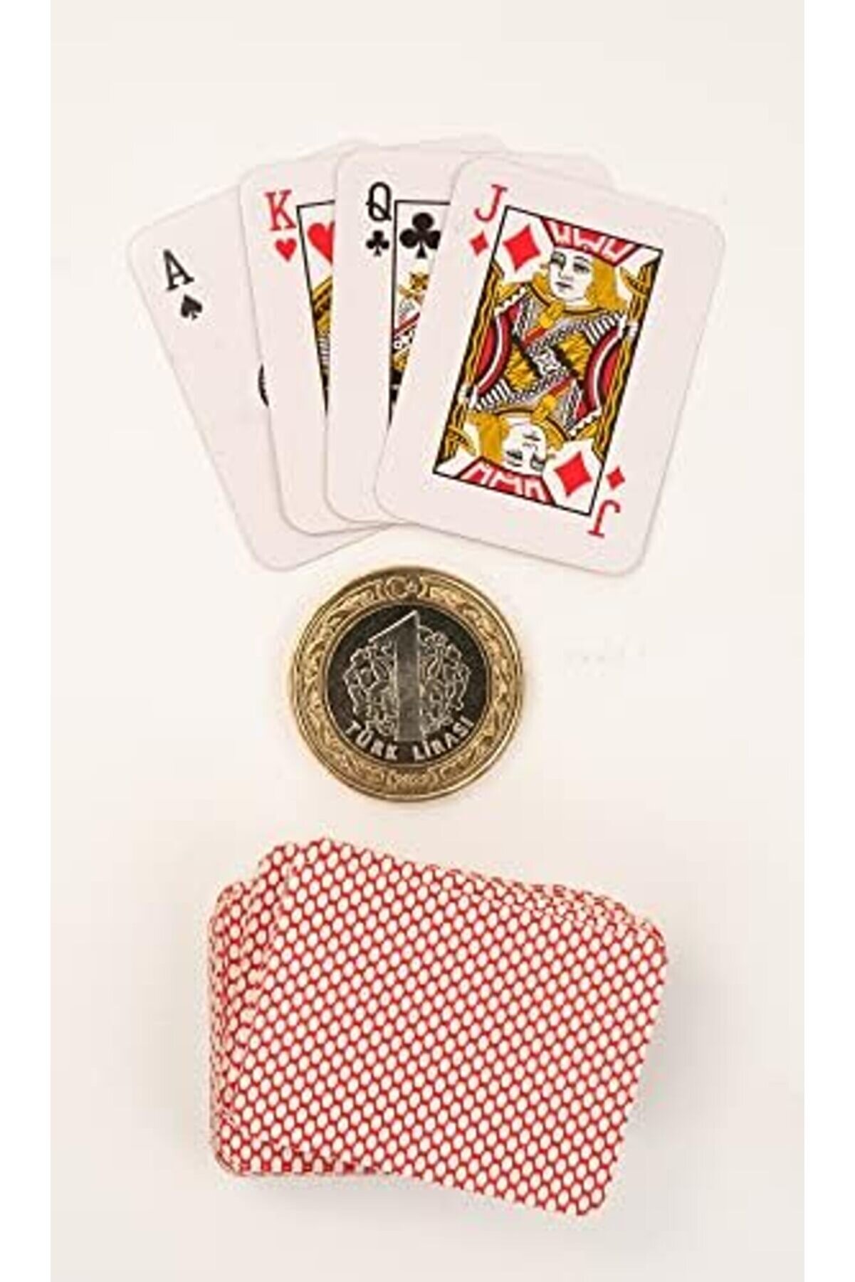 Modashi̇ne 42Mm Mi̇ni̇ İskambi̇l Kağıdı Destesi̇ K&uuml;&ccedil;&uuml;k Oyun Kartları 54 L&uuml; Modascope 1014773