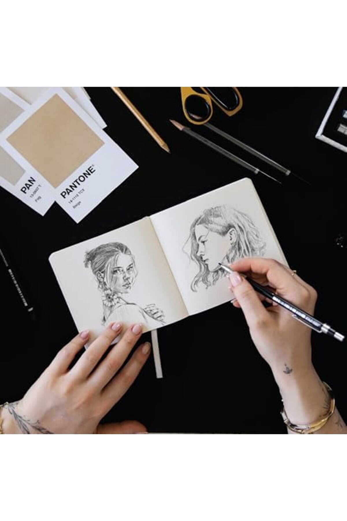 Modashi̇ne Cm Sert Kapak 80 Yaprak 140 Gr. Eski̇z Defteri̇ - Book - Li̇la Modascope 1014773