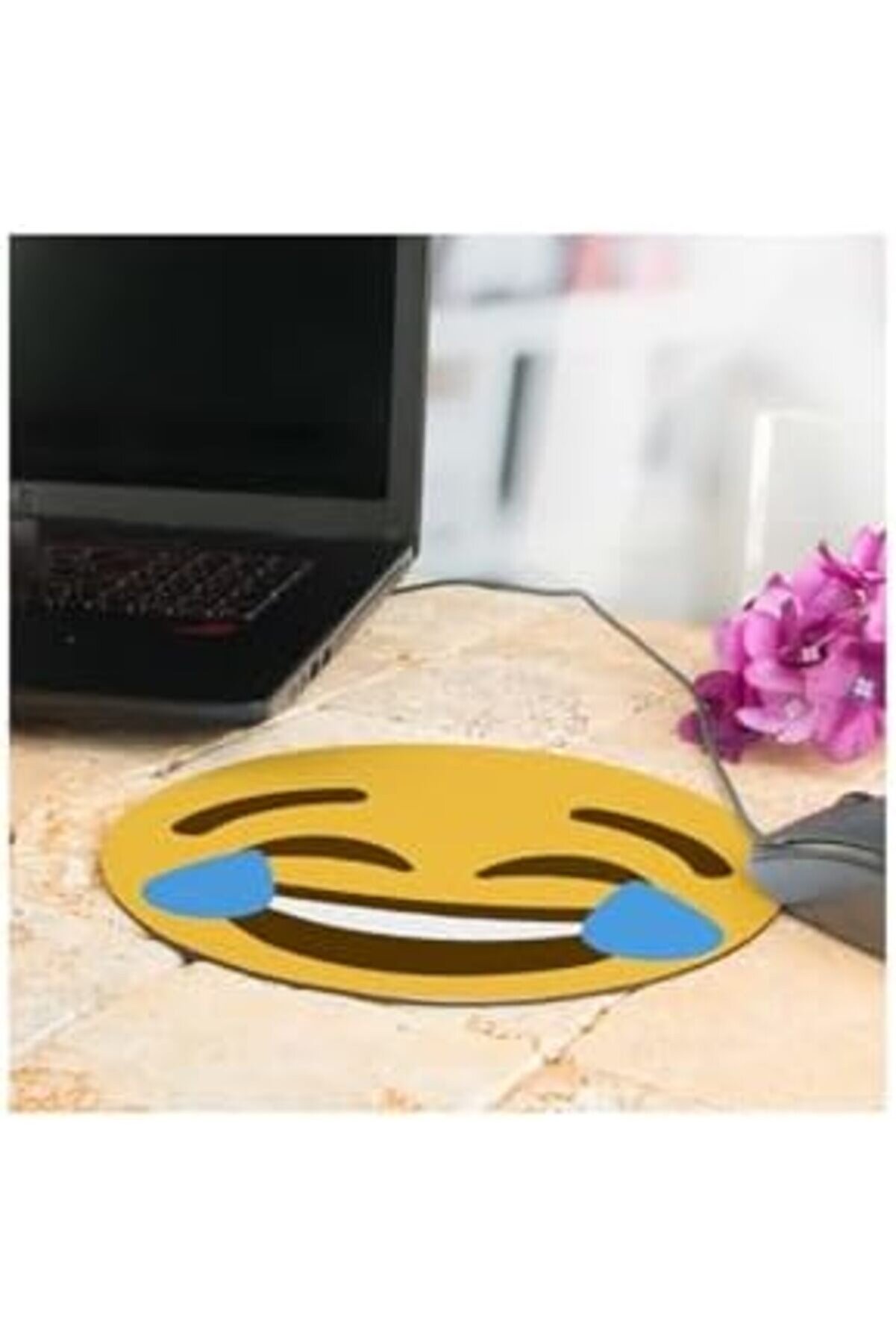 Mrtshoppng Gülen Surat Emoji̇ Tasarımlı Mousepad - Mouse Pad - Fare Altlığı Mrtshoppng 542093