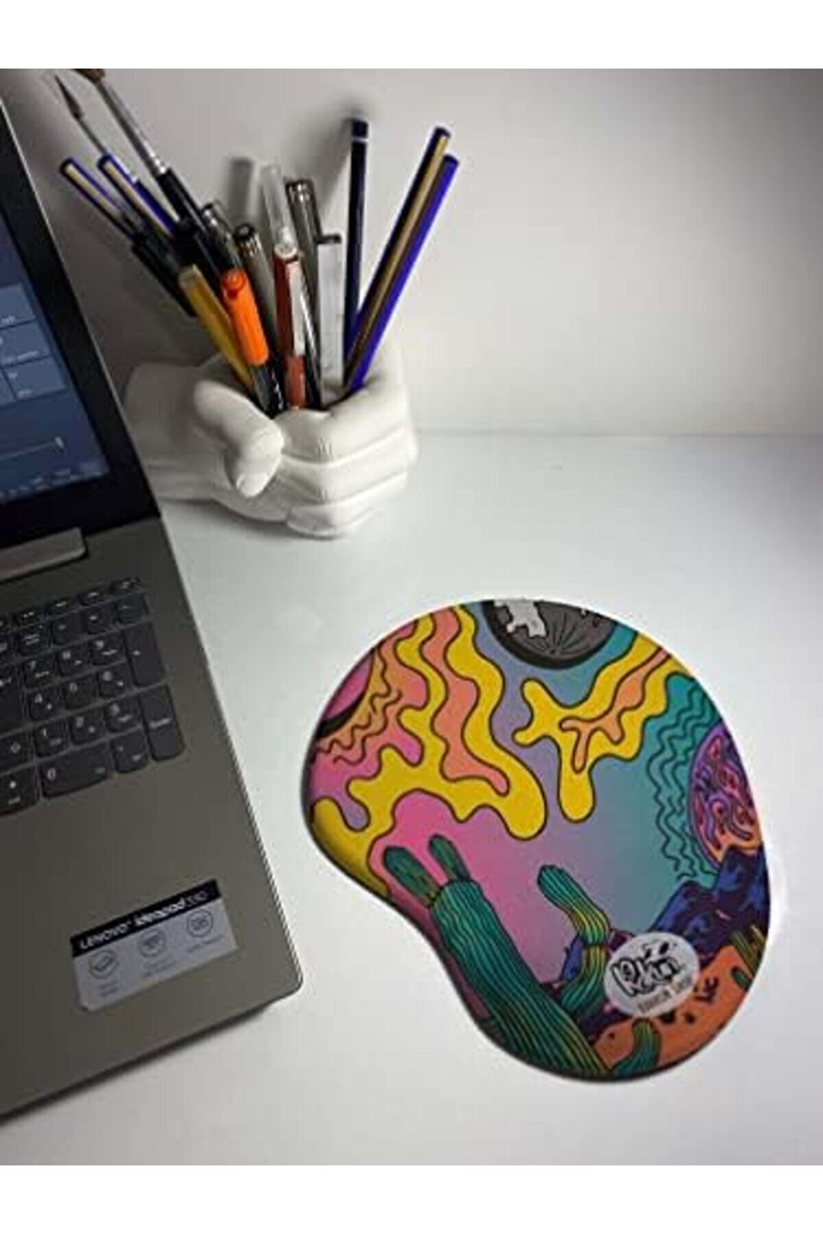 Modashi̇ne - Ütopya Baskılı Bi̇lek Destekli̇ Mouse Pad Modascope 1014773