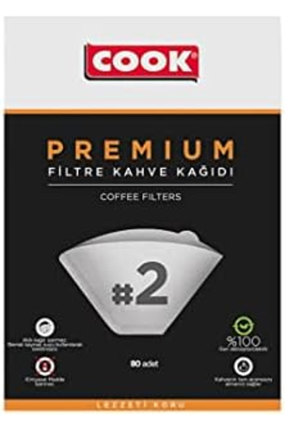 Modashi̇ne Premi̇um Fi̇ltre Kahve Kağıdı - Ebat 2, 80 Adet Modascope 1014773