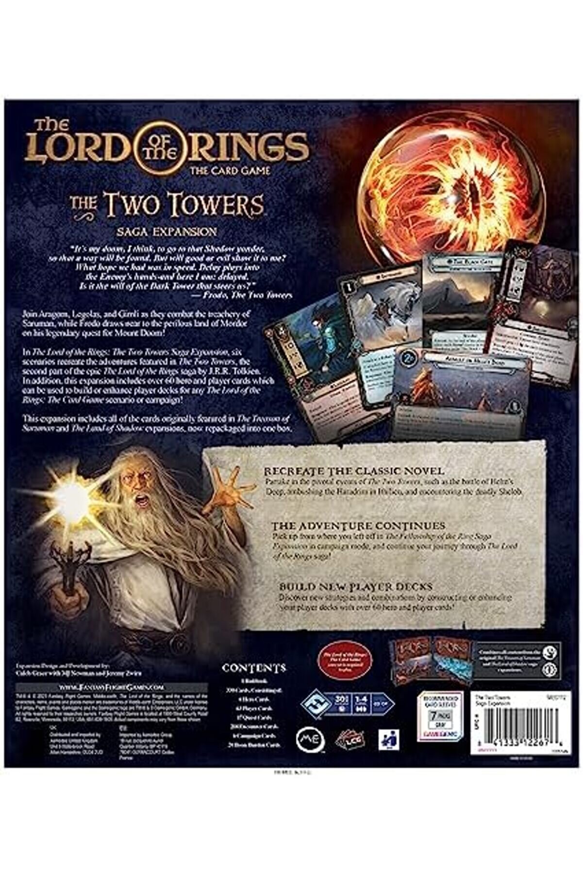 Pltnstoreshop Efendi̇si̇ Kart Oyunu İki̇ Kule Saga Geni̇şletme - Kooperati̇f Macera Oyunu, Strateji̇ Oyunu