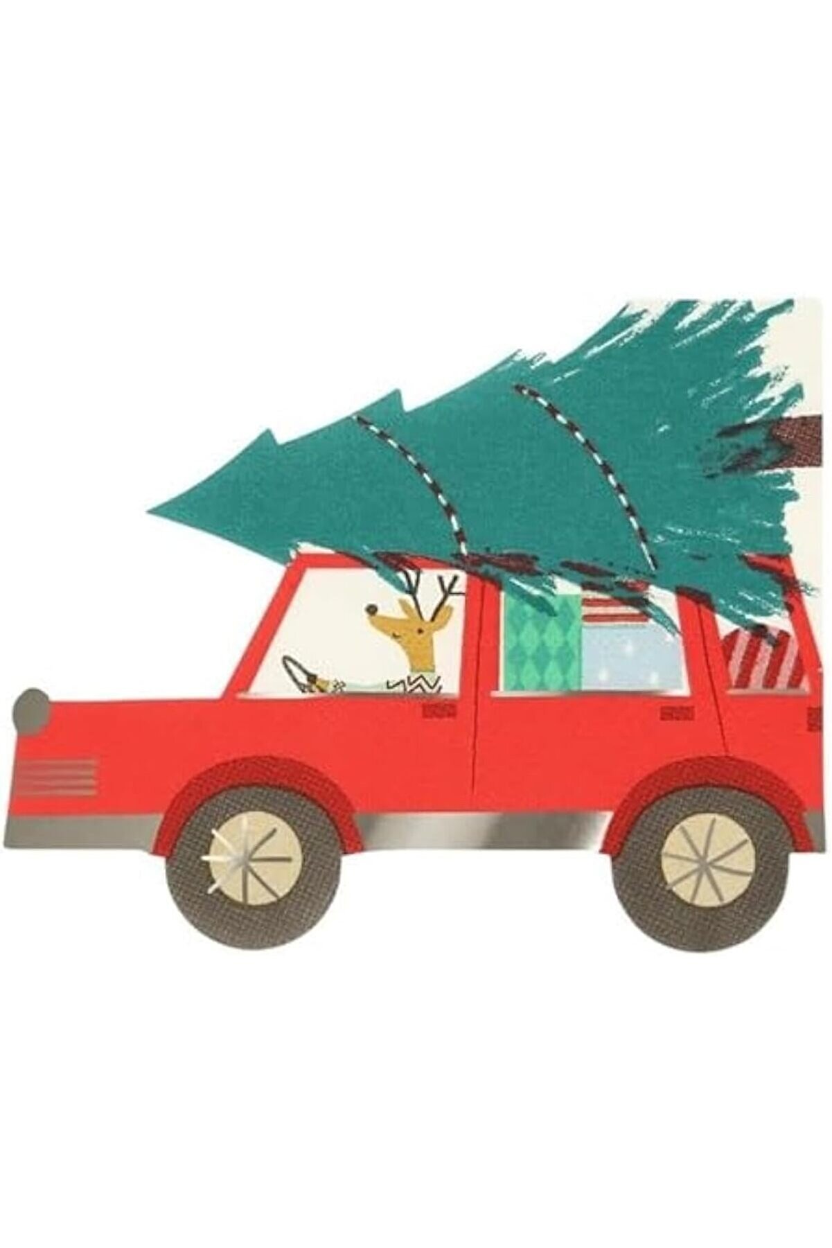 STOREMAX modashine - Driving Reindeer - Yeni Yıl Peçete (16'lı) modascope 1014773