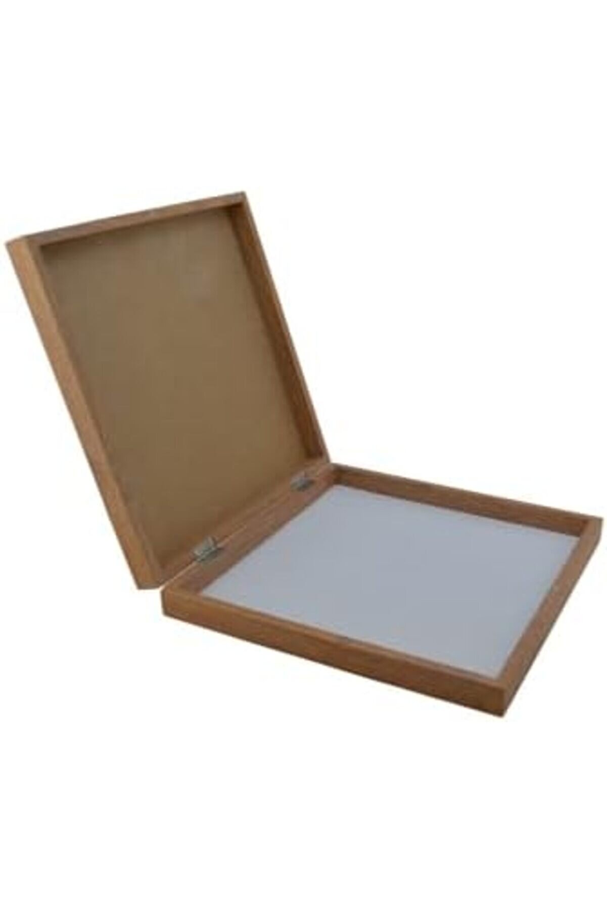 Mrtshoppng Büyük Boy Metal -Bi̇zans Satranç Tk. Ve Mermer Desenli̇ Sandıklı Mdf Tahtası(36X36 Cm.) Mrt