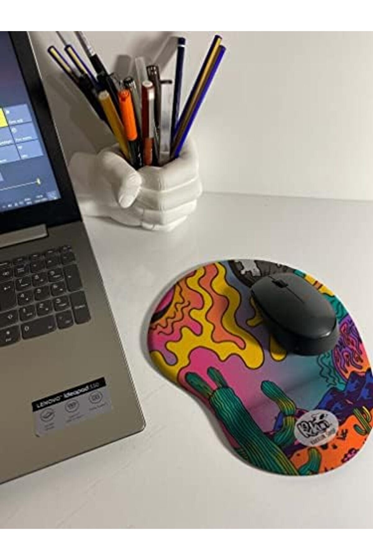 Modashi̇ne - Ütopya Baskılı Bi̇lek Destekli̇ Mouse Pad Modascope 1014773